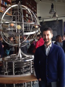 Alex with The Orrery