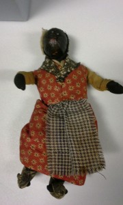 Mammy Nut Doll, c.1840-1899 Hickory nut, leather, wire, textiles, horse hair, paint Abby Aldrich Rockefeller Folk Art Museum 