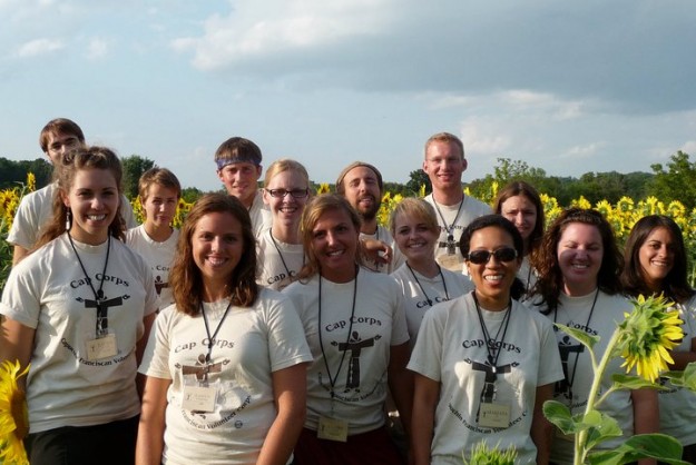 Cap Corps Midwest 2010-2011 group, Laura is front-left