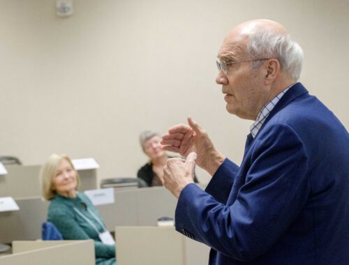 Neil Hamilton at symposium