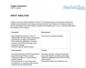 Target Corporation SWOT Analysis